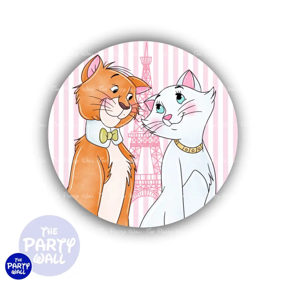 Aristogatos - Funda para mampara circular Circular