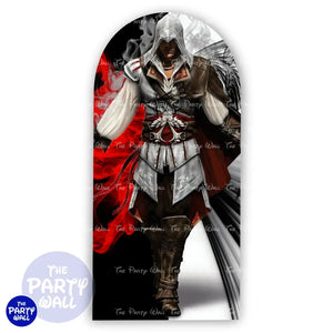 Assassin’s Creed - Funda para mampara de punta redonda o rectangular Mampara de punta redonda