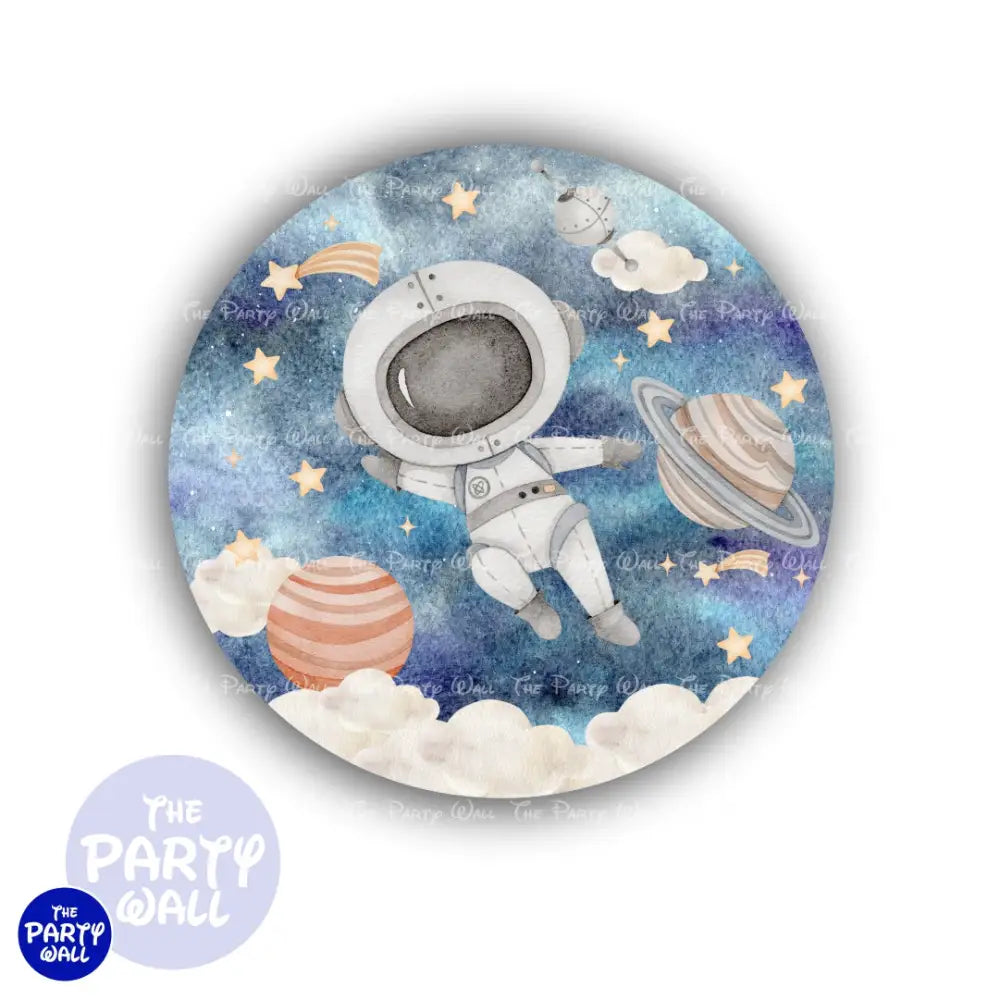 Astronauta - Funda para mampara circular Circular