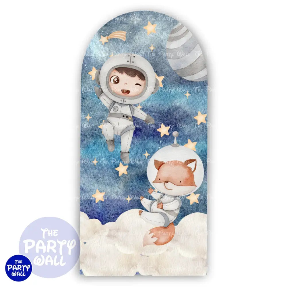 Astronauta - Funda para mampara de punta redonda o rectangular Mampara de punta redonda