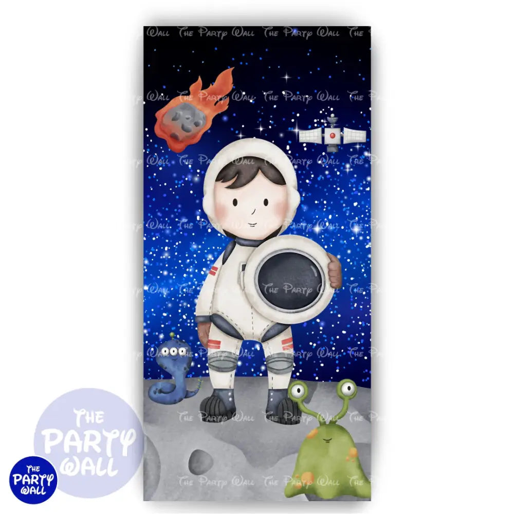 Astronauta - Funda para mampara de punta redonda o rectangular Mampara de punta redonda