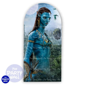 Avatar - Funda para mampara de punta redonda o rectangular Mampara de punta redonda