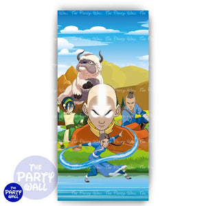 Avatar La Leyenda de Aang - Funda para mampara de punta redonda o rectangular Mampara de punta redonda