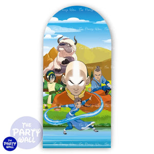 Avatar La Leyenda de Aang - Funda para mampara de punta redonda o rectangular Mampara de punta redonda