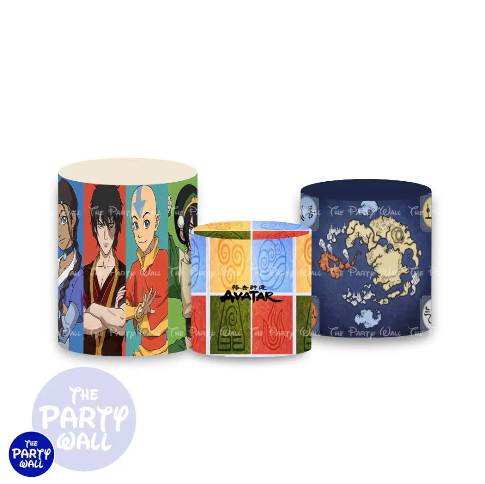 Avatar la Leyenda de Aang - Fundas para cilindros Cilindros