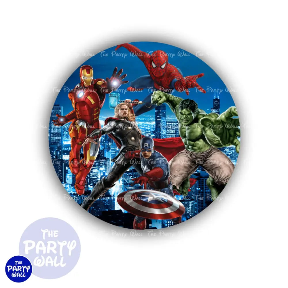 Avengers - Funda para mampara circular Circular