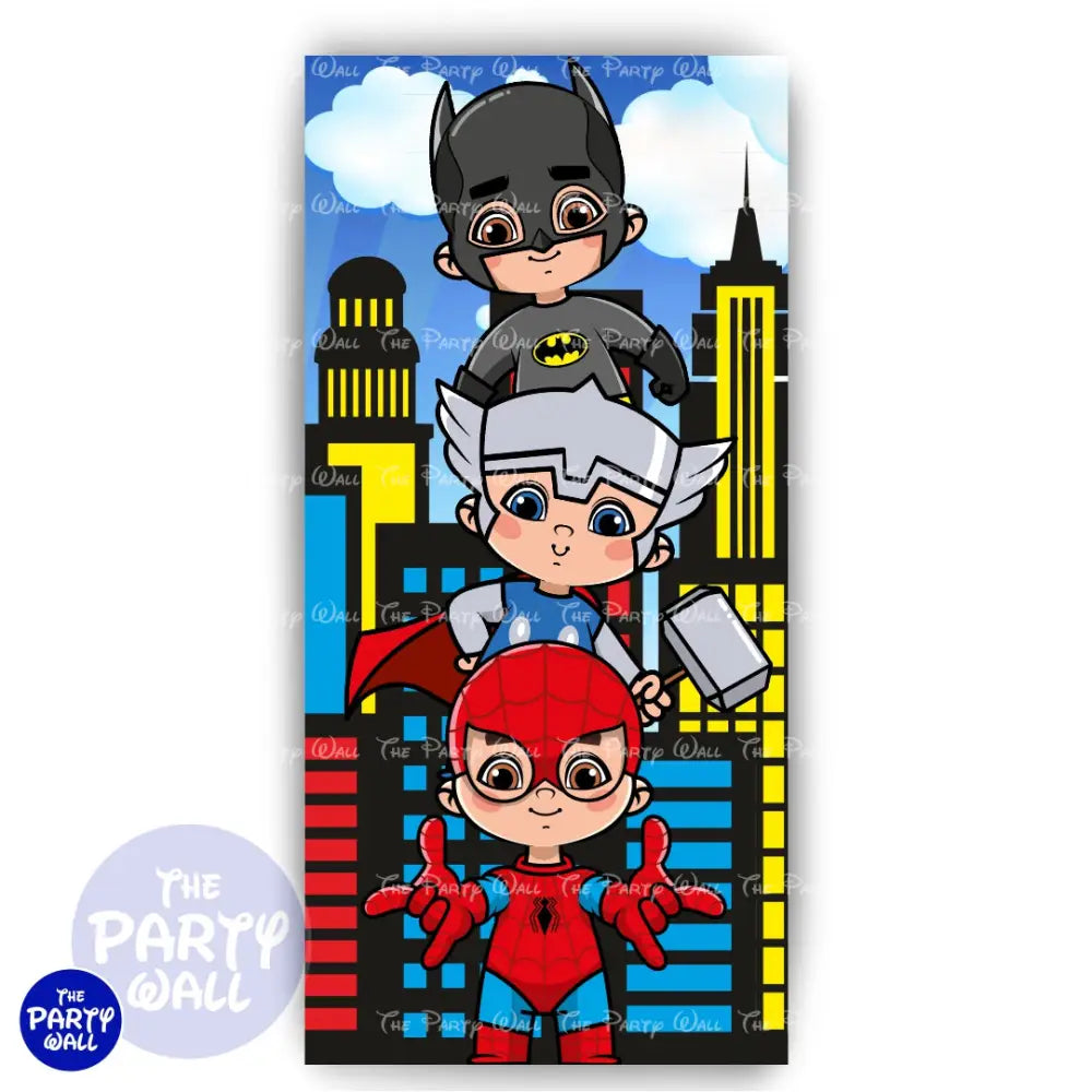 Avengers - Funda para mampara de punta redonda o rectangular Mampara de punta redonda