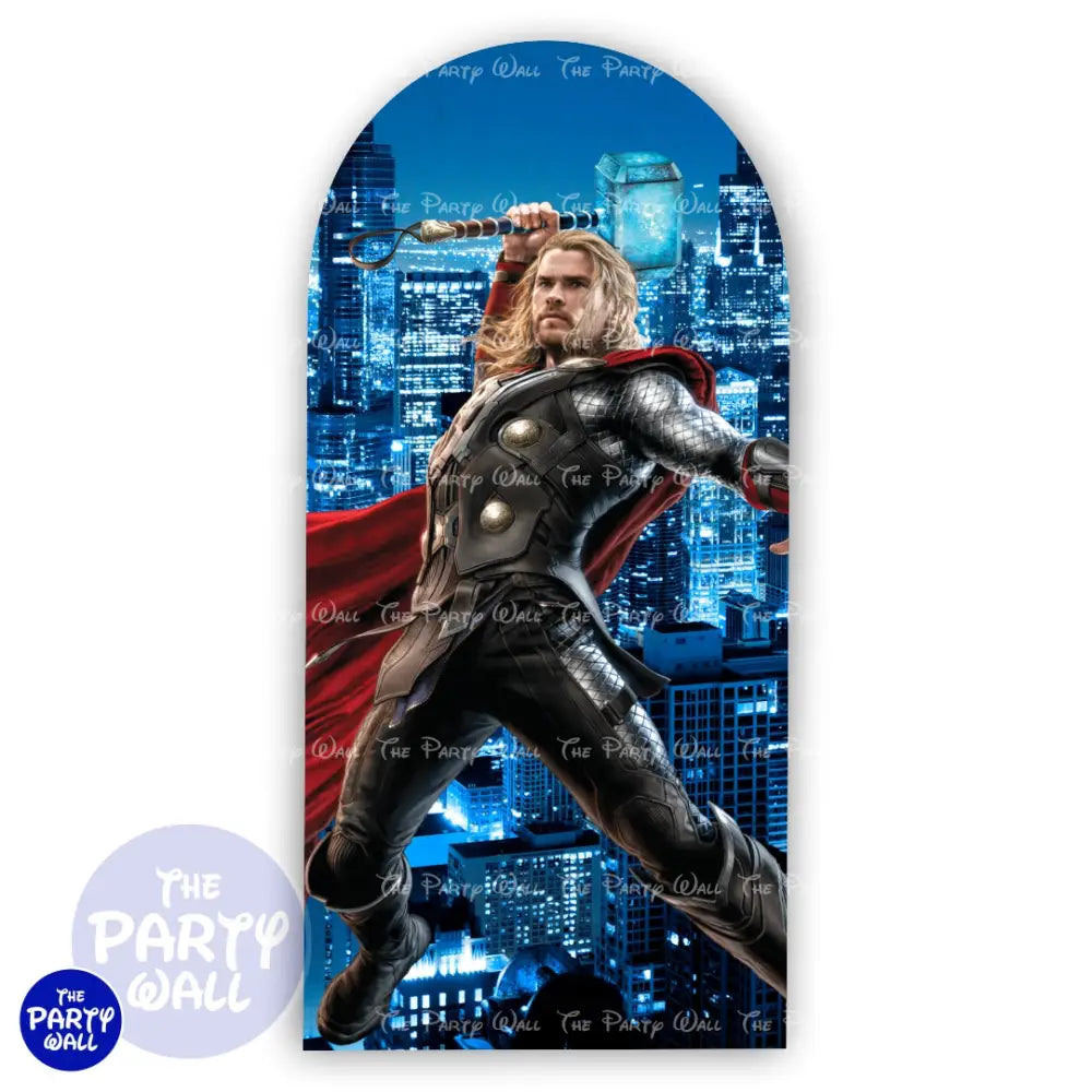 Avengers - Funda para mampara de punta redonda o rectangular Mampara de punta redonda