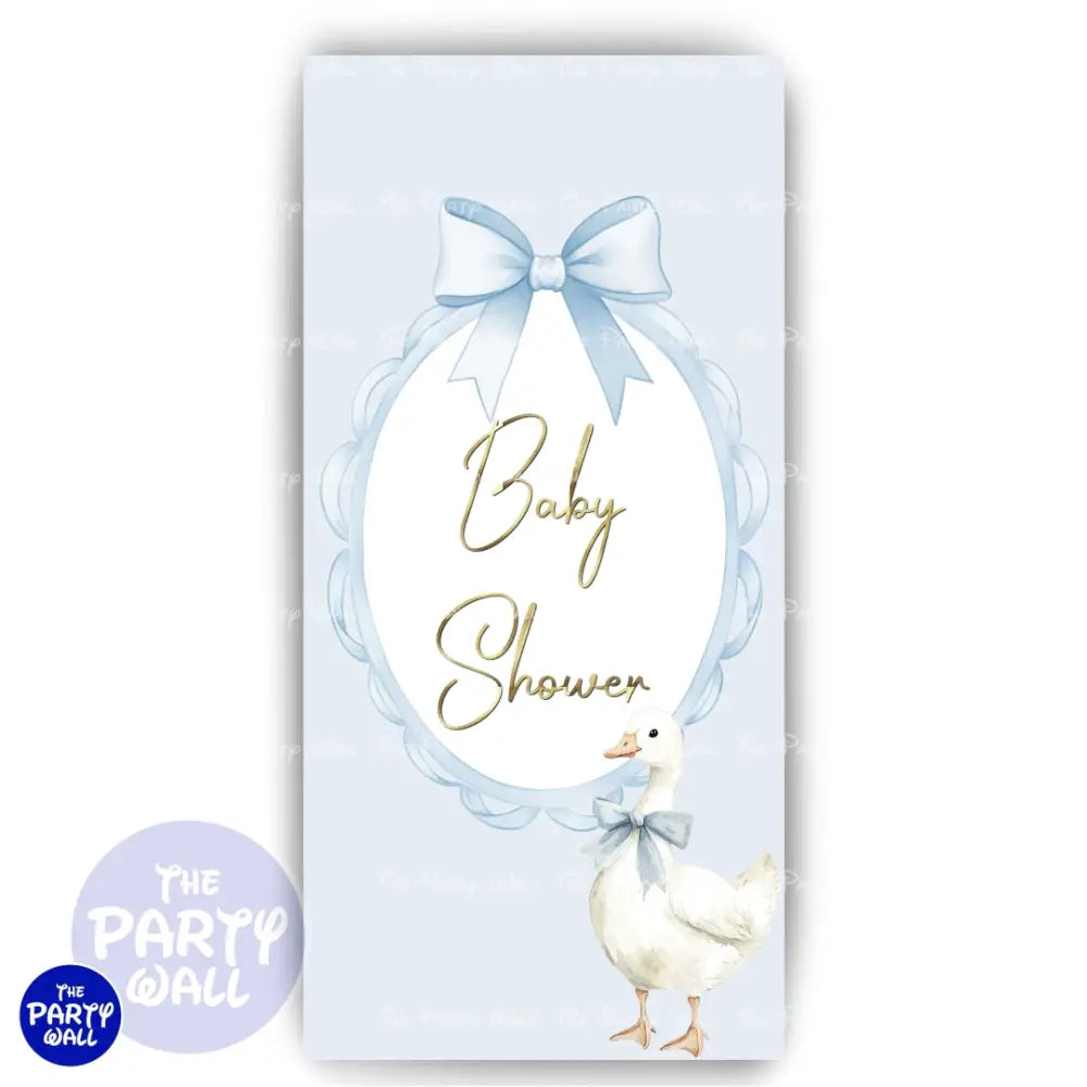 Baby Shower - Funda para mampara de punta redonda o rectangular Mampara de punta redonda