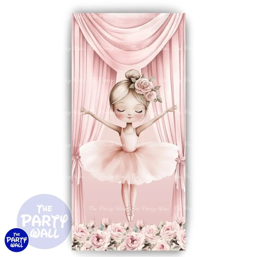 Ballet - Funda para mampara de punta redonda o rectangular Mampara de punta redonda