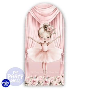 Ballet - Funda para mampara de punta redonda o rectangular Mampara de punta redonda