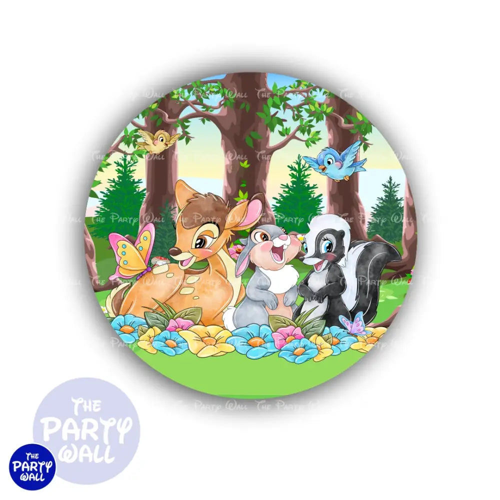 Bambi - Funda para mampara circular Circular