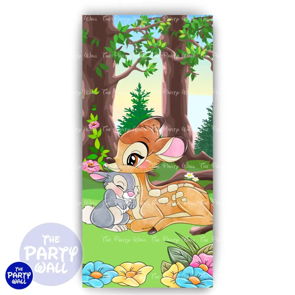 Bambi - Funda para mampara de punta redonda o rectangular Mampara de punta redonda