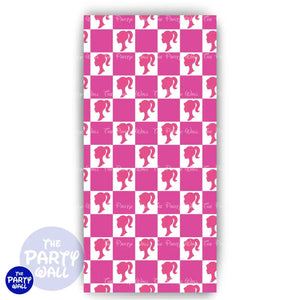 Barbie - Funda para mampara de punta redonda o rectangular Mampara de punta redonda