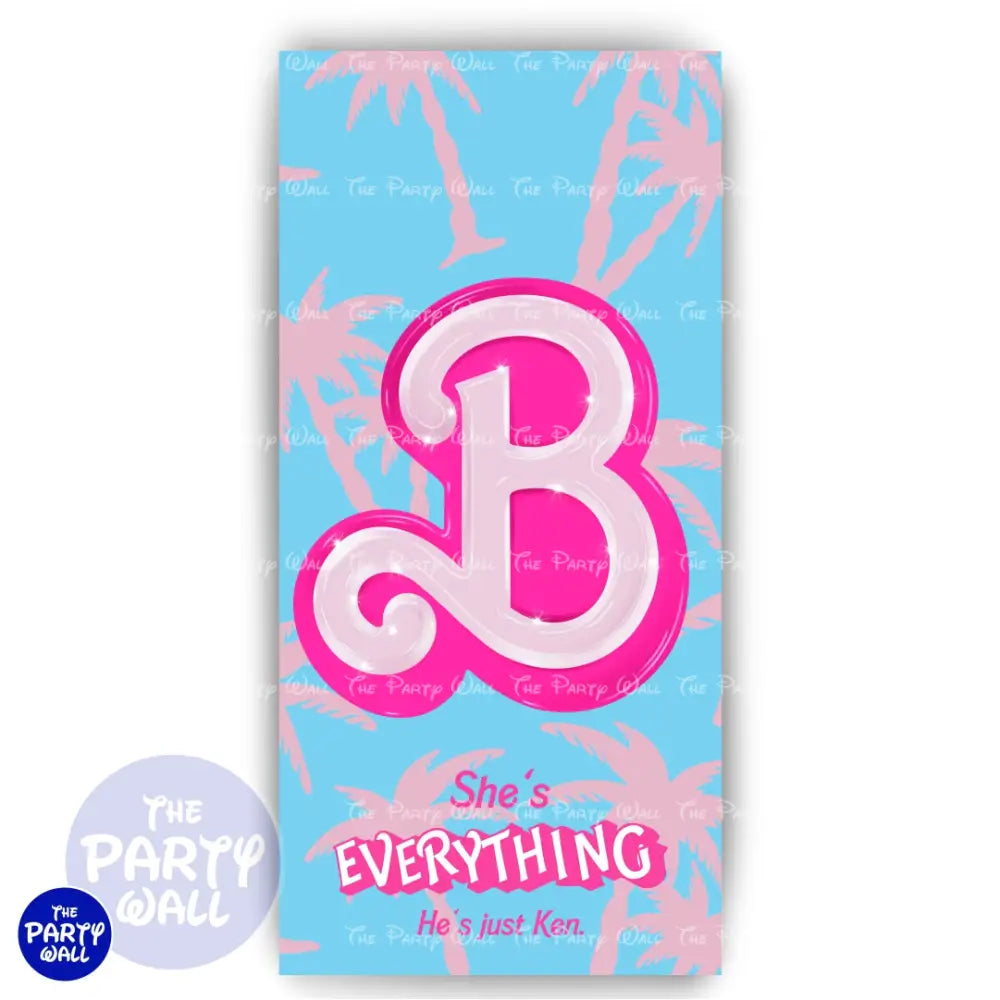 Barbie - Funda para mampara de punta redonda o rectangular Mampara de punta redonda
