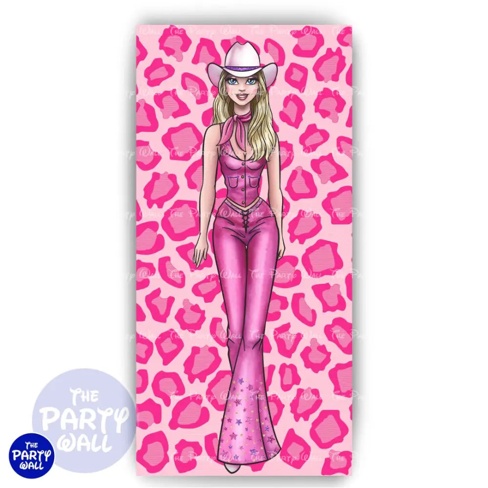 Barbie - Funda para mampara de punta redonda o rectangular Mampara de punta redonda