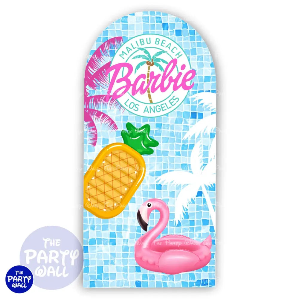 Barbie - Funda para mampara de punta redonda o rectangular Mampara de punta redonda