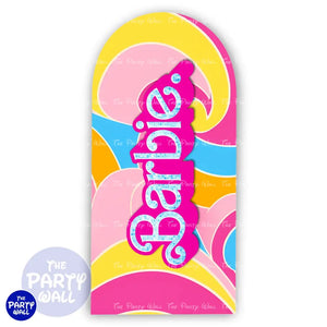 Barbie - Funda para mampara de punta redonda o rectangular Mampara de punta redonda