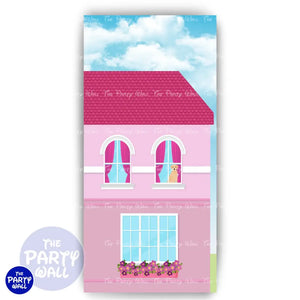 Barbie - Funda para mampara de punta redonda o rectangular Mampara de punta redonda