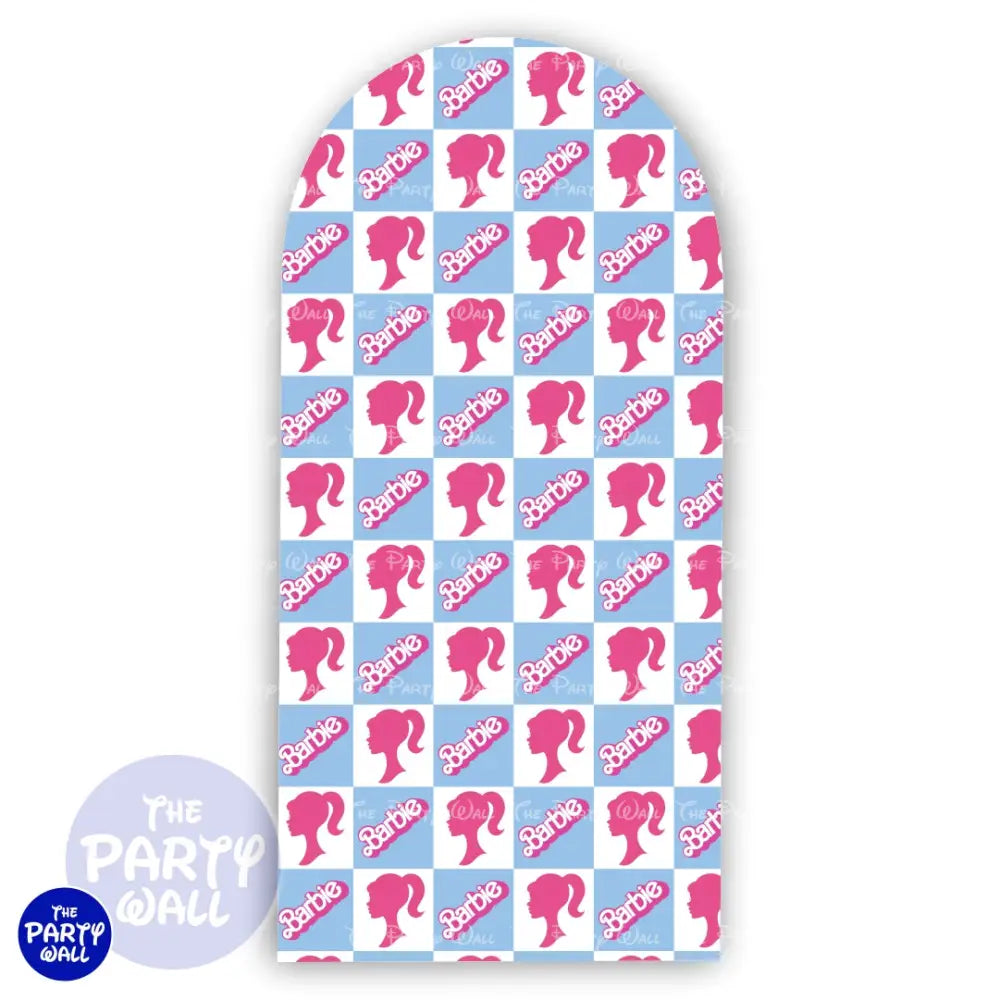 Barbie - Funda para mampara de punta redonda o rectangular Mampara de punta redonda