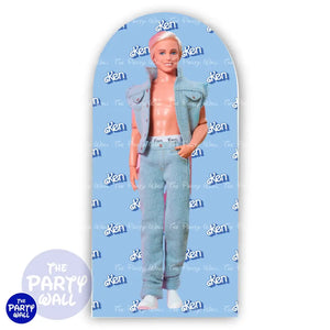 Barbie - Funda para mampara de punta redonda o rectangular Mampara de punta redonda