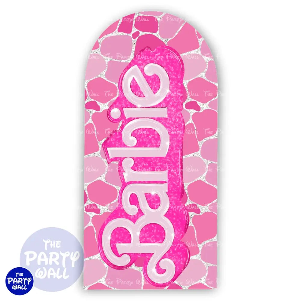 Barbie - Funda para mampara de punta redonda o rectangular Mampara de punta redonda