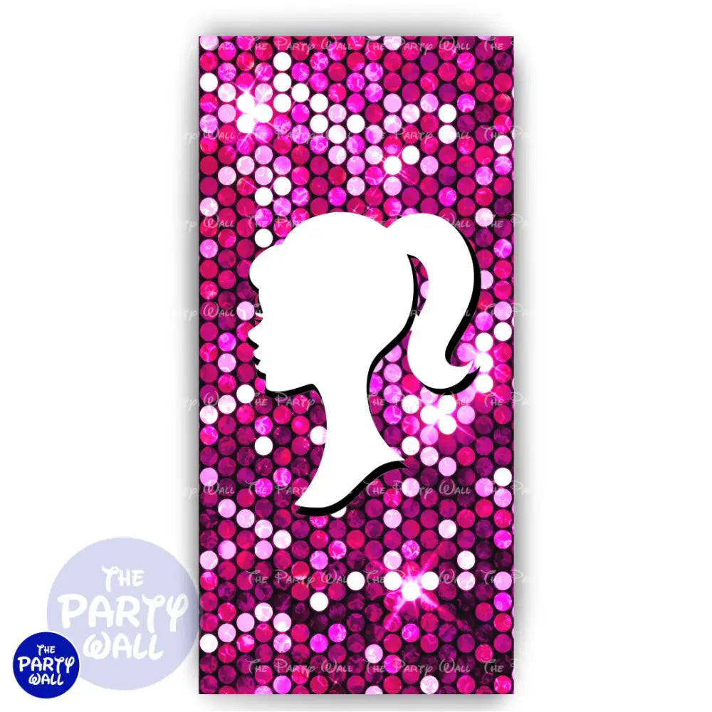 Barbie - Funda para mampara de punta redonda o rectangular Mampara de punta redonda