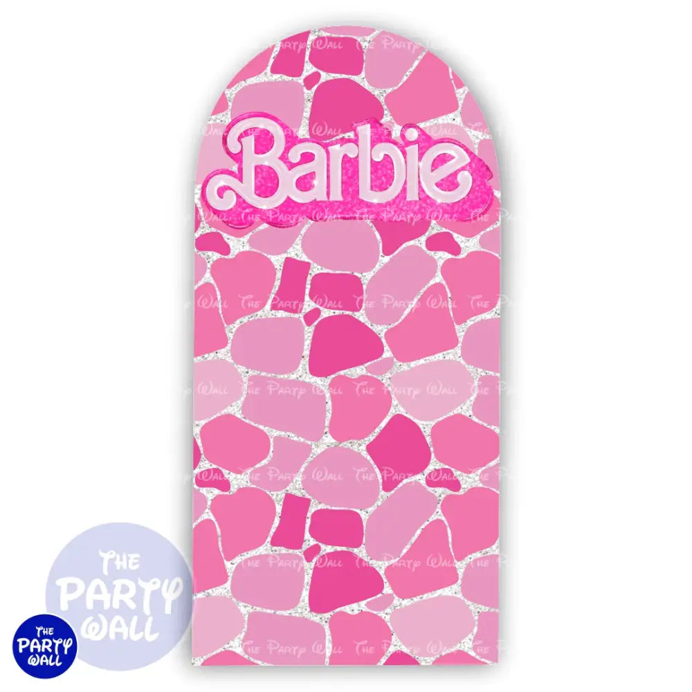 Barbie - Funda para mampara de punta redonda o rectangular Mampara de punta redonda