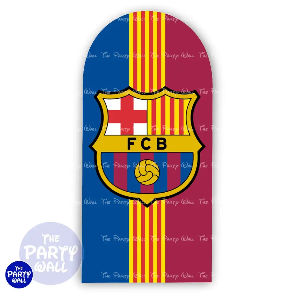 Barcelona F.C - Funda para mampara de punta redonda o rectangular Mampara de punta redonda