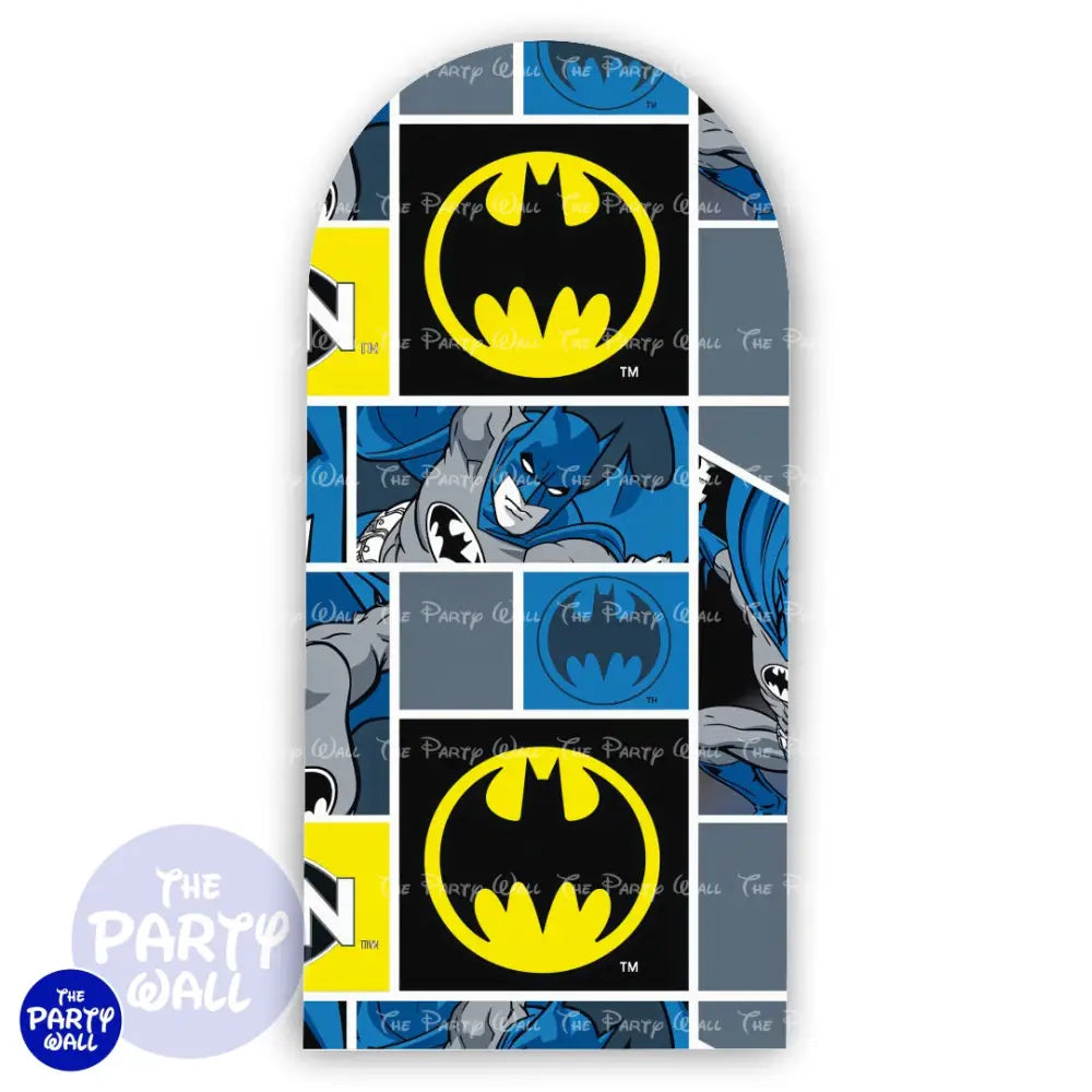 Batman - Funda para mampara de punta redonda o rectangular Mampara de punta redonda