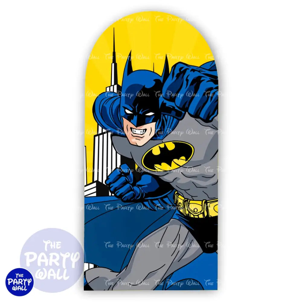 Batman - Funda para mampara de punta redonda o rectangular Mampara de punta redonda