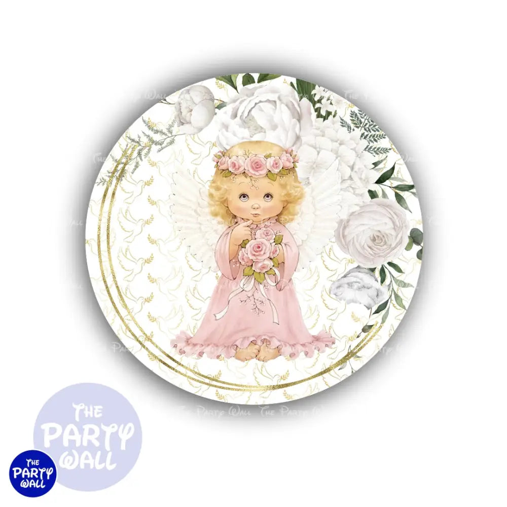 Bautizo - Funda para mampara circular Circular