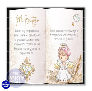 Bautizo - Funda para mampara cuadrada o rectangular Cuadrado o Rectangular