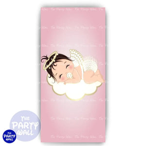 Bautizo - Funda para mampara de punta redonda o rectangular Mampara de punta redonda