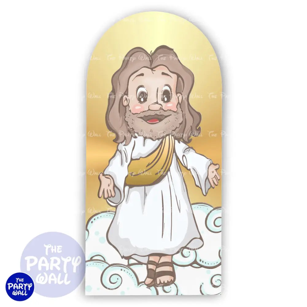 Bautizo - Funda para mampara de punta redonda o rectangular Mampara de punta redonda