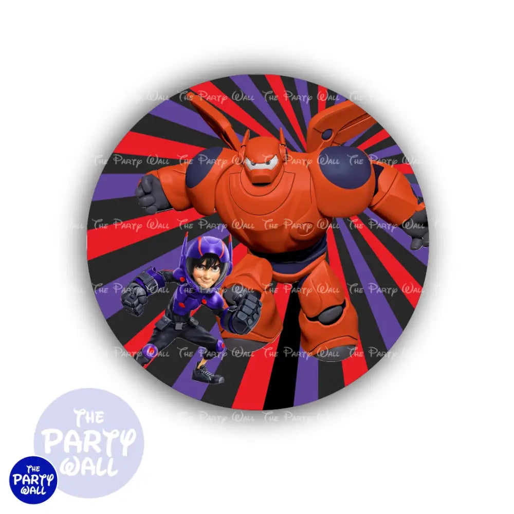 Baymax - Funda para mampara circular Circular