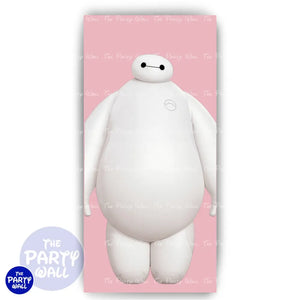 Baymax - Funda para mampara de punta redonda o rectangular Mampara de punta redonda