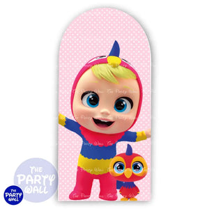 Bebes Llorones - Funda para mampara de punta redonda o rectangular Mampara de punta redonda