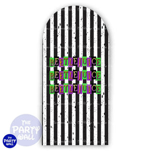 Beetlejuice - Funda para mampara de punta redonda o rectangular Mampara de punta redonda