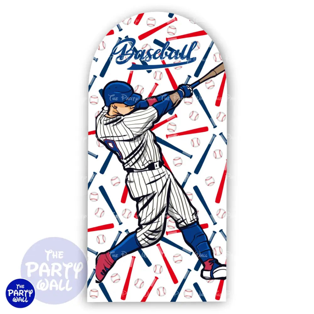 Béisbol - Funda para mampara de punta redonda o rectangular Mampara de punta redonda