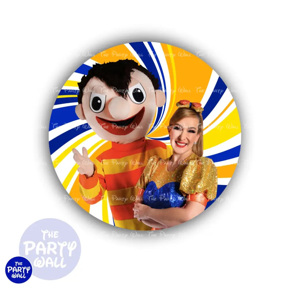 Bely y Beto - Funda para mampara circular Circular