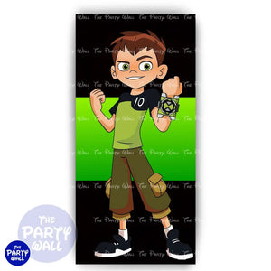 Ben 10 - Funda para mampara de punta redonda o rectangular Mampara de punta redonda