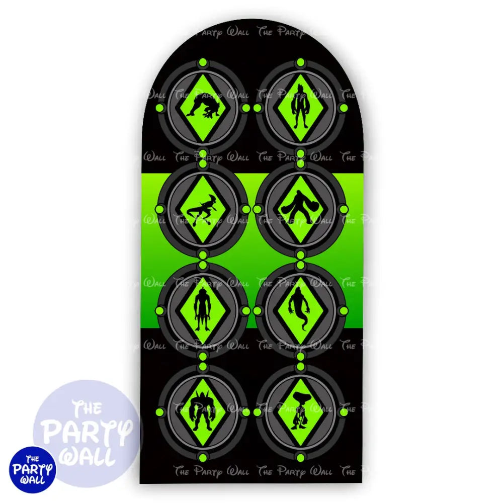 Ben 10 - Funda para mampara de punta redonda o rectangular Mampara de punta redonda