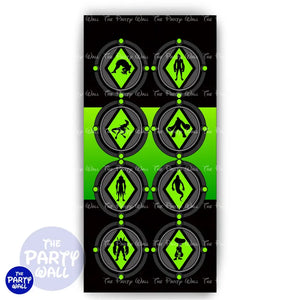 Ben 10 - Funda para mampara de punta redonda o rectangular Mampara de punta redonda