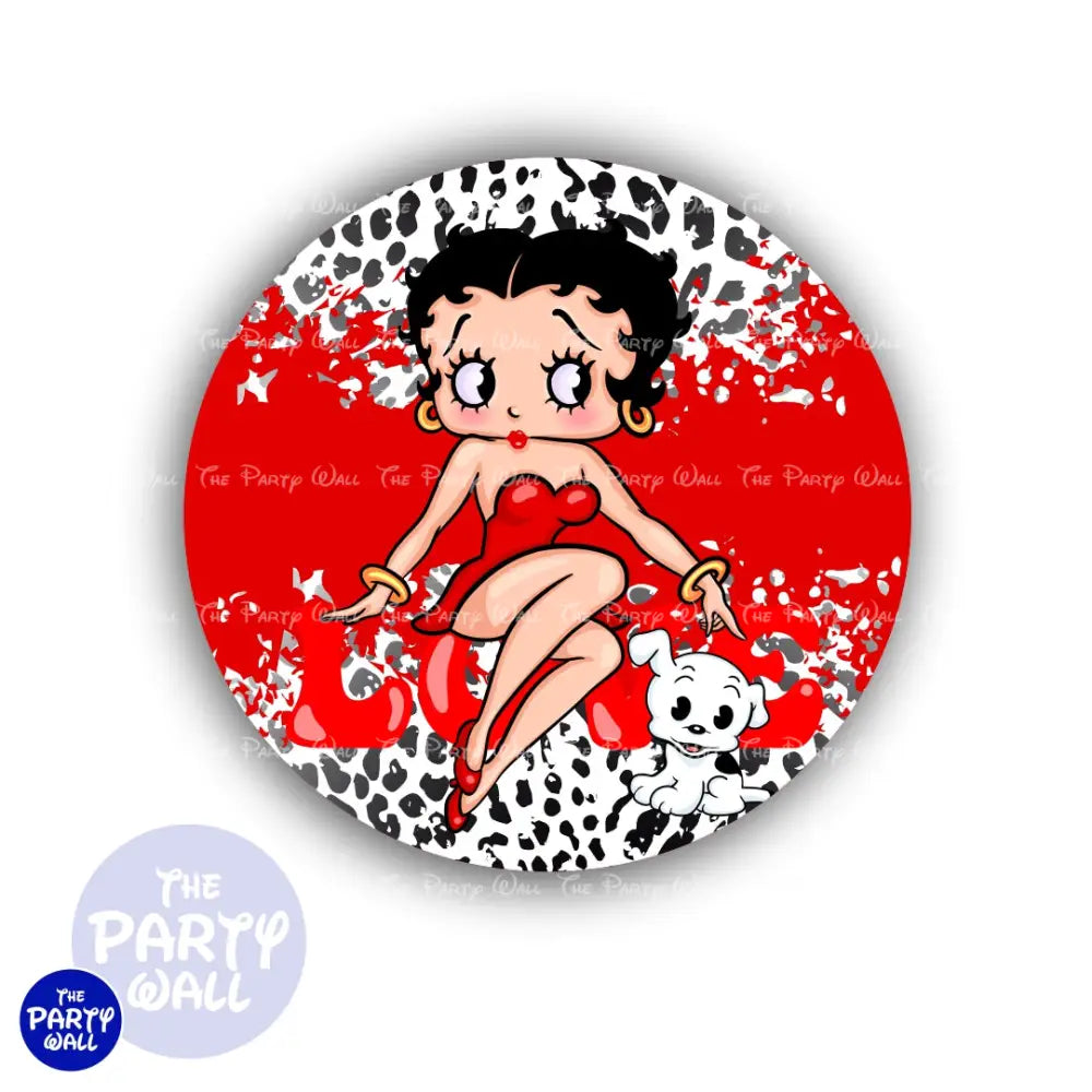 Betty Boop - Funda para mampara circular Circular