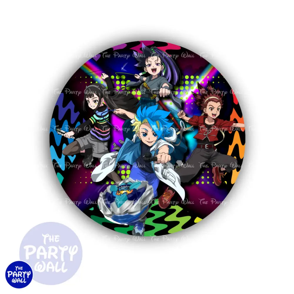 Beyblade X - Funda para mampara circular - Circular