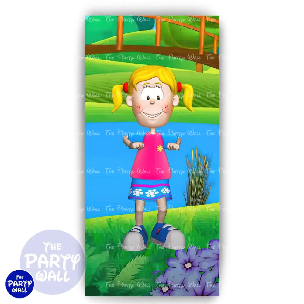 Biper y sus Amigos - Funda para mampara de punta redonda o rectangular Mampara de punta redonda