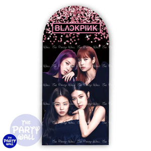 Black Pink - Funda para mampara de punta redonda o rectangular Mampara de punta redonda