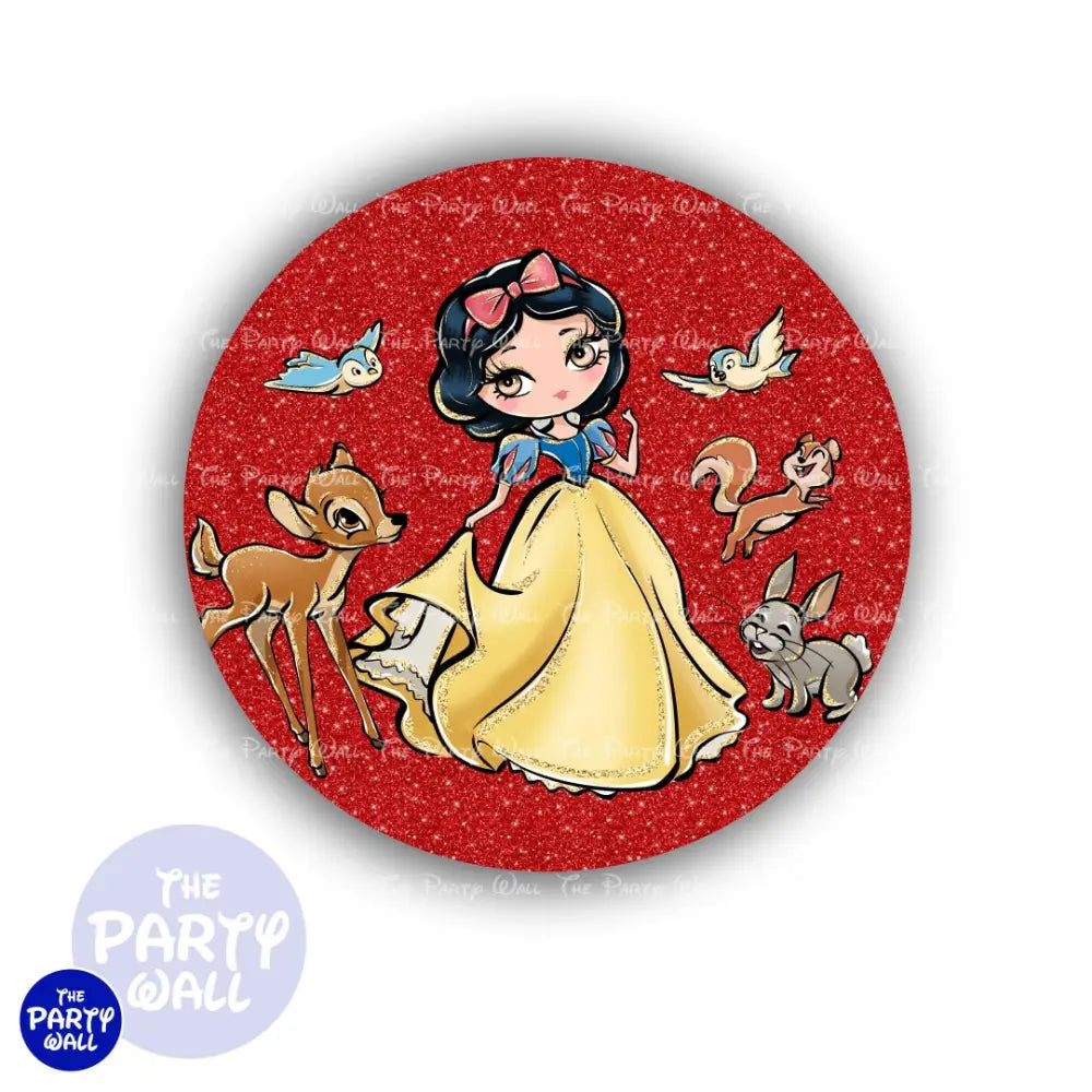 Blanca Nieves - Funda para mampara circular Circular