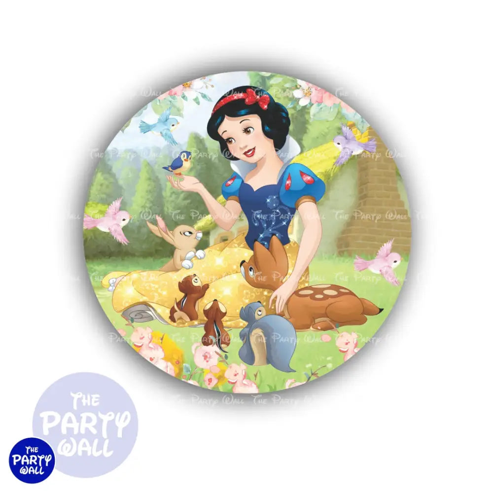 Blanca Nieves - Funda para mampara circular Circular